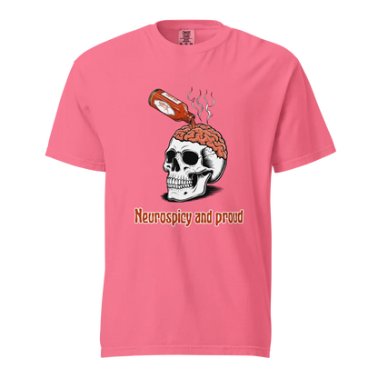 Neurospicy &amp; Proud | Camiseta unisex de tejido grueso | 100 % algodón
