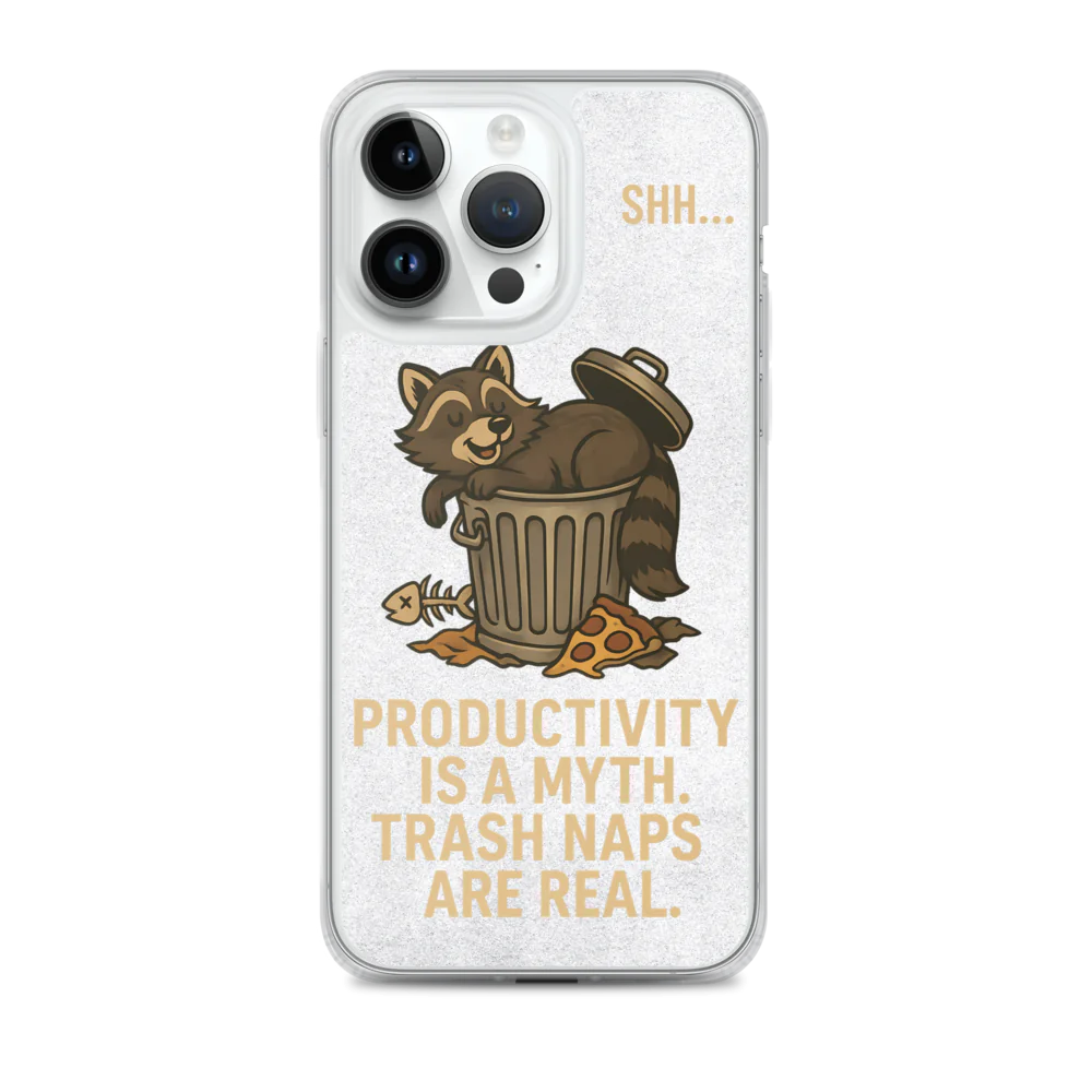 Productivity is a Myth | MagSafe® Clear Case for iPhone®