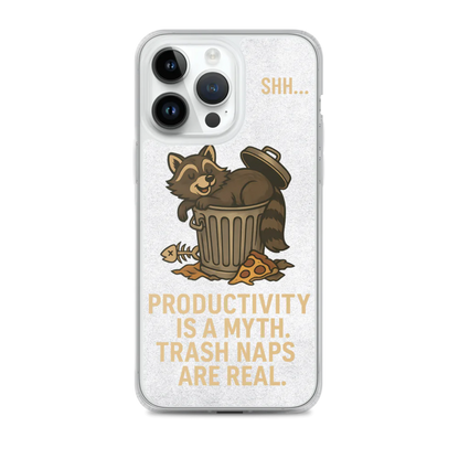 Productivity is a Myth | MagSafe® Clear Case for iPhone®