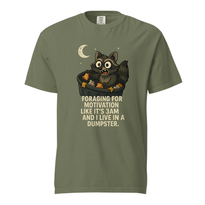 Motivación en busca de alimento | Camiseta unisex de tejido grueso | 100 % algodón