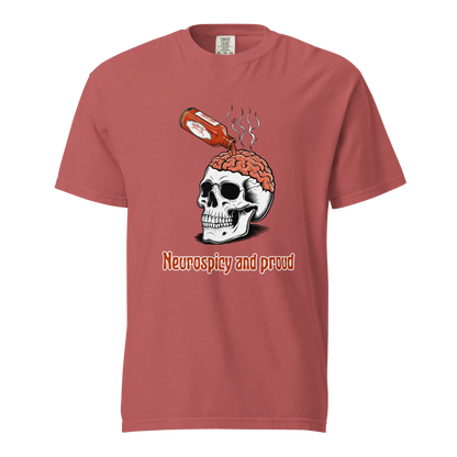 Neurospicy &amp; Proud | Camiseta unisex de tejido grueso | 100 % algodón