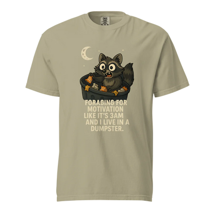 Motivación en busca de alimento | Camiseta unisex de tejido grueso | 100 % algodón