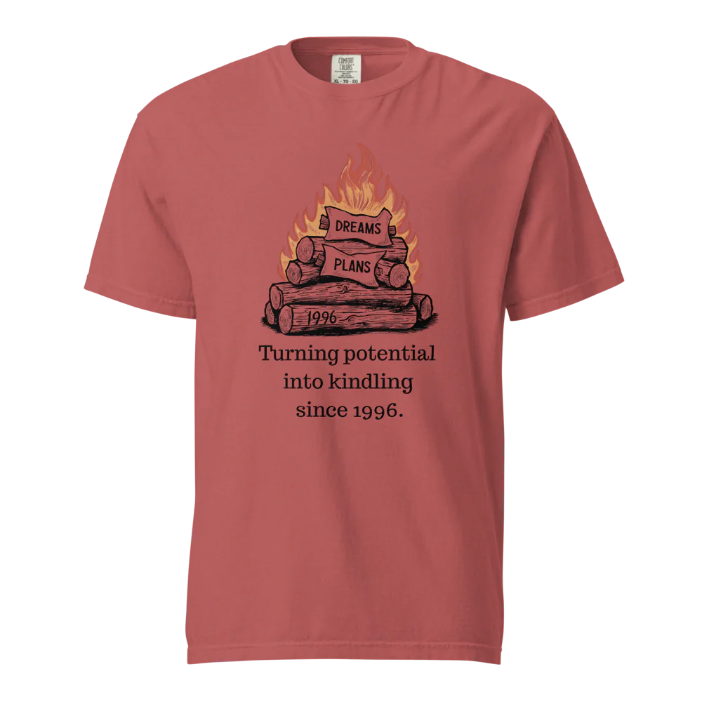 Transformando el potencial en leña | Camiseta unisex de tejido grueso | 100 % algodón