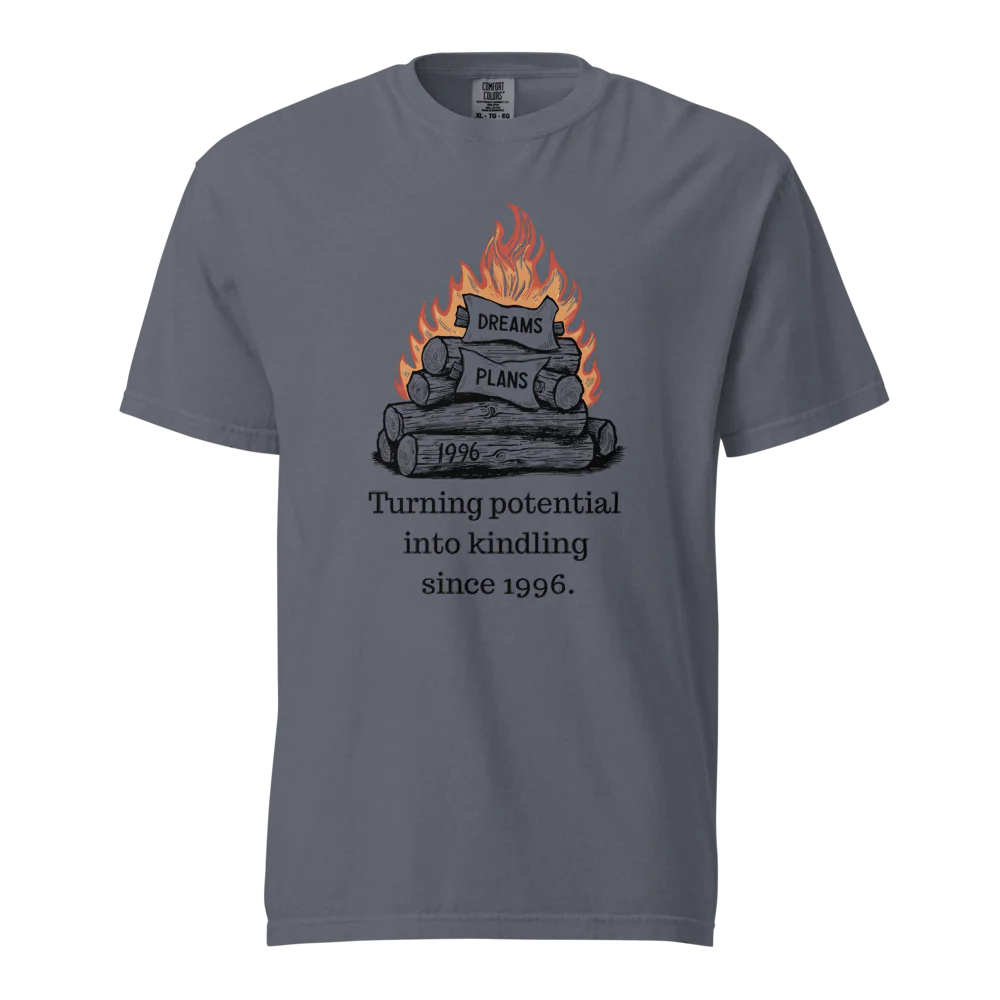 Transformando el potencial en leña | Camiseta unisex de tejido grueso | 100 % algodón