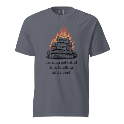 Transformando el potencial en leña | Camiseta unisex de tejido grueso | 100 % algodón