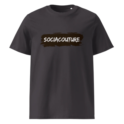 SociaCouture Brand Logo Dark | Unisex Organic Cotton T-Shirt