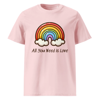 Camiseta unisex de algodón orgánico All You Need Is Love V2