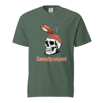 Neurospicy &amp; Proud | Camiseta unisex de tejido grueso | 100 % algodón