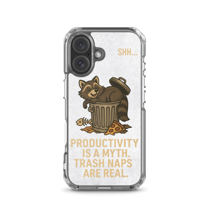 Productivity is a Myth | MagSafe® Clear Case for iPhone®