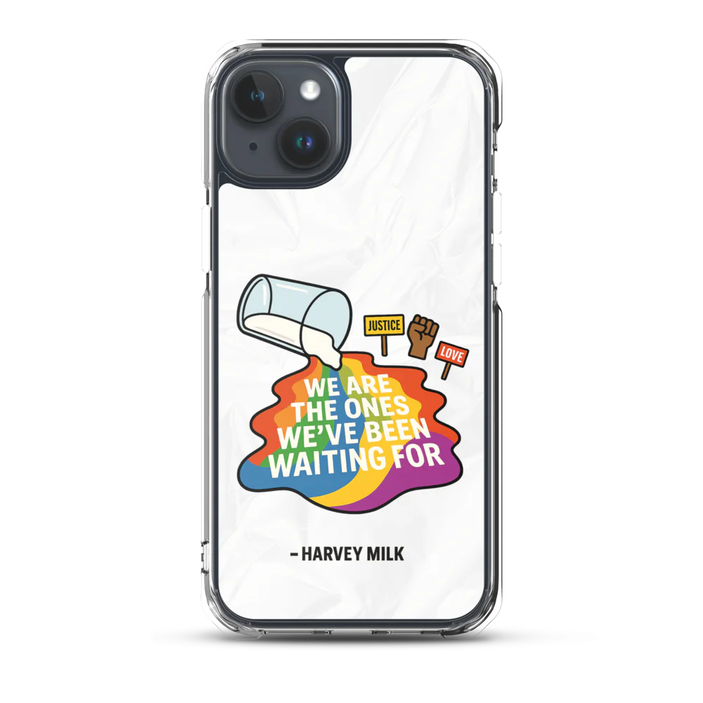 Cita de Harvey Milk | Funda transparente MagSafe® para iPhone®