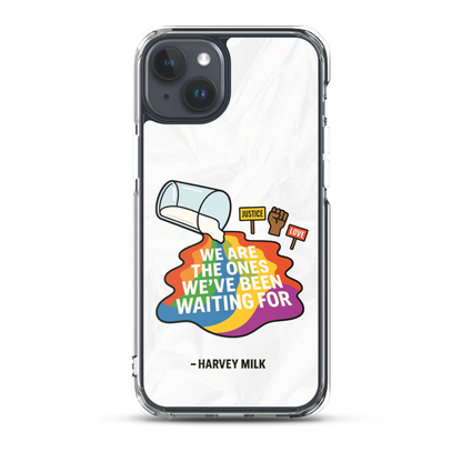 Cita de Harvey Milk | Funda transparente MagSafe® para iPhone®