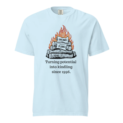 Transformando el potencial en leña | Camiseta unisex de tejido grueso | 100 % algodón