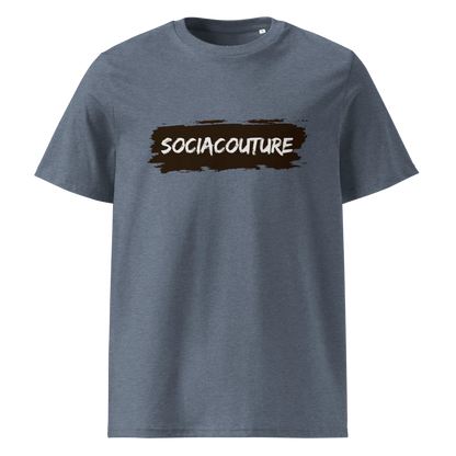 SociaCouture Brand Logo Dark | Unisex Organic Cotton T-Shirt