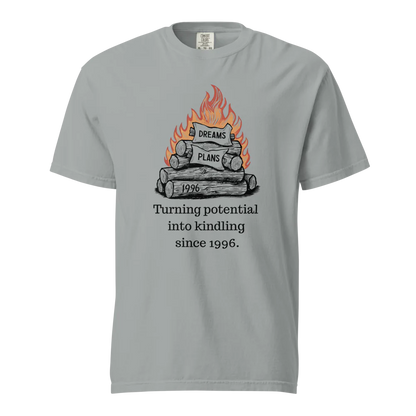 Transformando el potencial en leña | Camiseta unisex de tejido grueso | 100 % algodón
