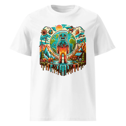 Melting World Global Crisis| Unisex Organic Cotton T-Shirt