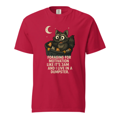 Motivación en busca de alimento | Camiseta unisex de tejido grueso | 100 % algodón