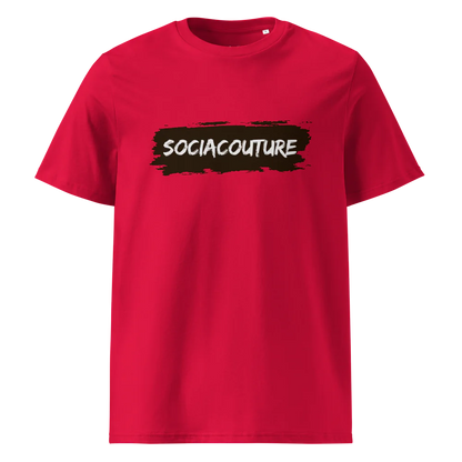 SociaCouture Brand Logo Dark | Unisex Organic Cotton T-Shirt