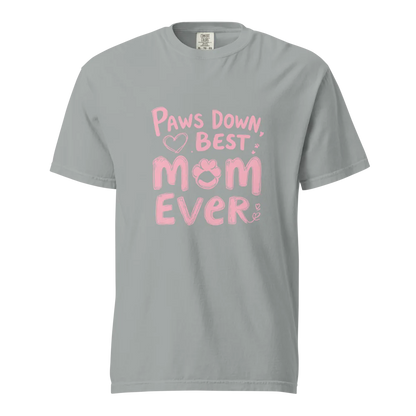 Paws Down, la mejor mamá del mundo | Camiseta unisex de tejido grueso | 100 % algodón