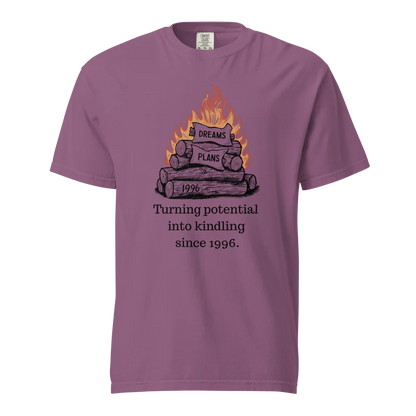 Transformando el potencial en leña | Camiseta unisex de tejido grueso | 100 % algodón
