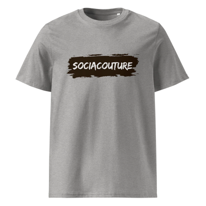 SociaCouture Brand Logo Dark | Unisex Organic Cotton T-Shirt
