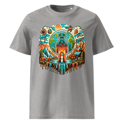 Melting World Global Crisis| Unisex Organic Cotton T-Shirt