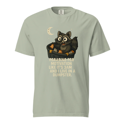 Motivación en busca de alimento | Camiseta unisex de tejido grueso | 100 % algodón