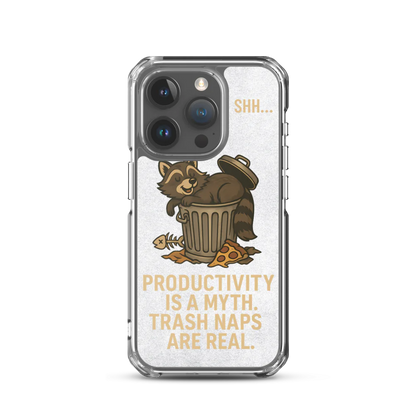 Productivity is a Myth | MagSafe® Clear Case for iPhone®