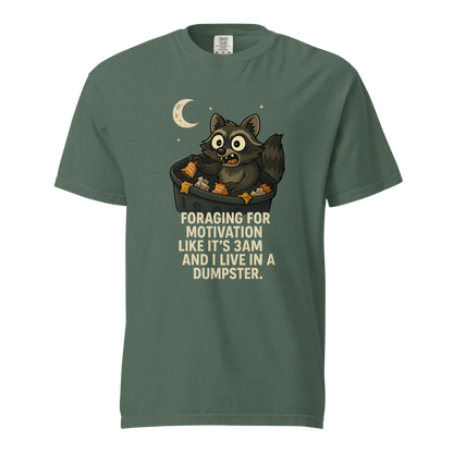 Motivación en busca de alimento | Camiseta unisex de tejido grueso | 100 % algodón