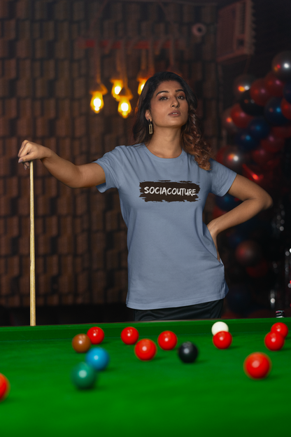 SociaCouture Brand Logo Dark | Unisex Organic Cotton T-Shirt