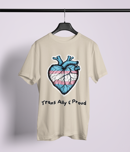 Trans Ally & Proud | Unisex Organic Cotton T-Shirt