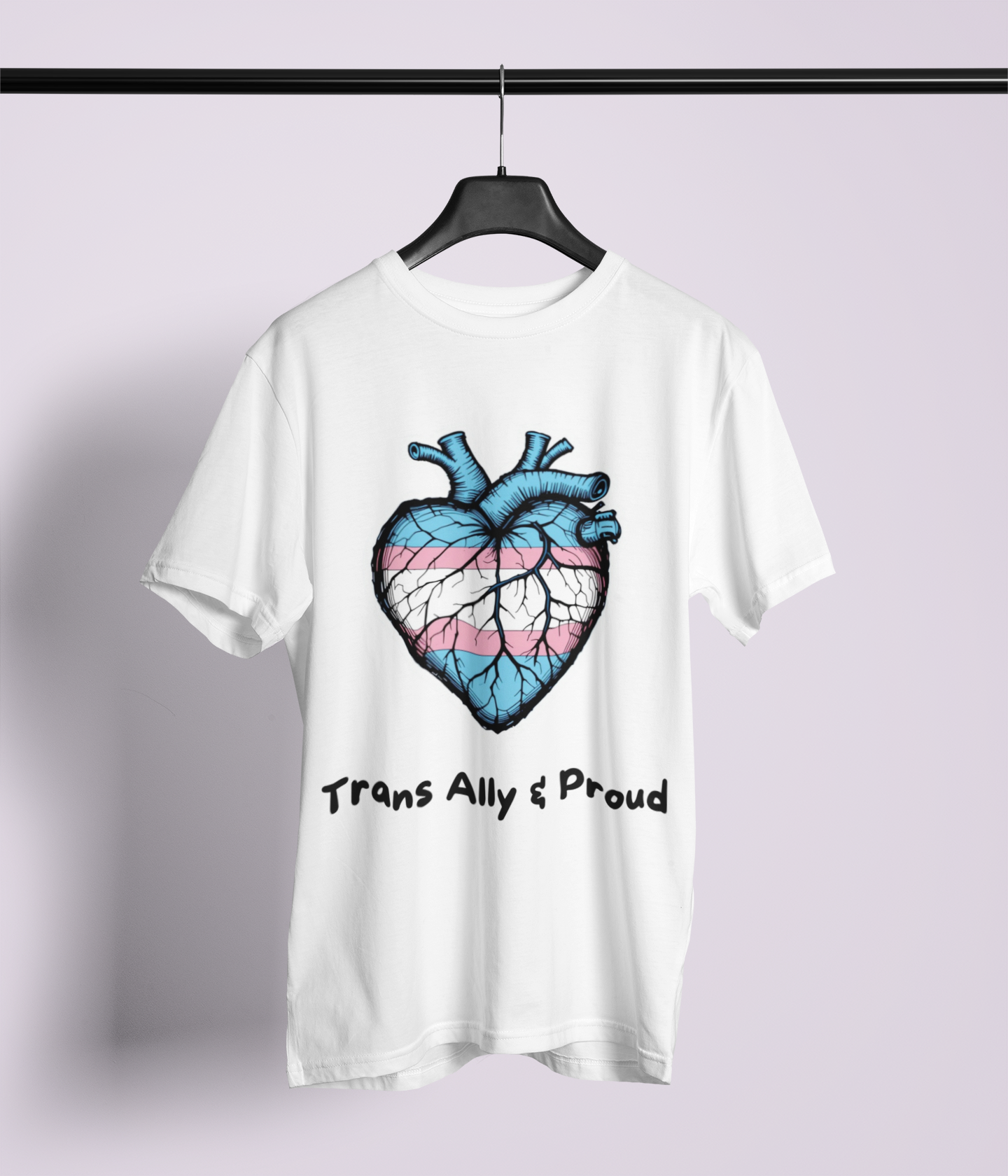 Trans Ally & Proud | Unisex Organic Cotton T-Shirt