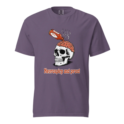 Neurospicy &amp; Proud | Camiseta unisex de tejido grueso | 100 % algodón