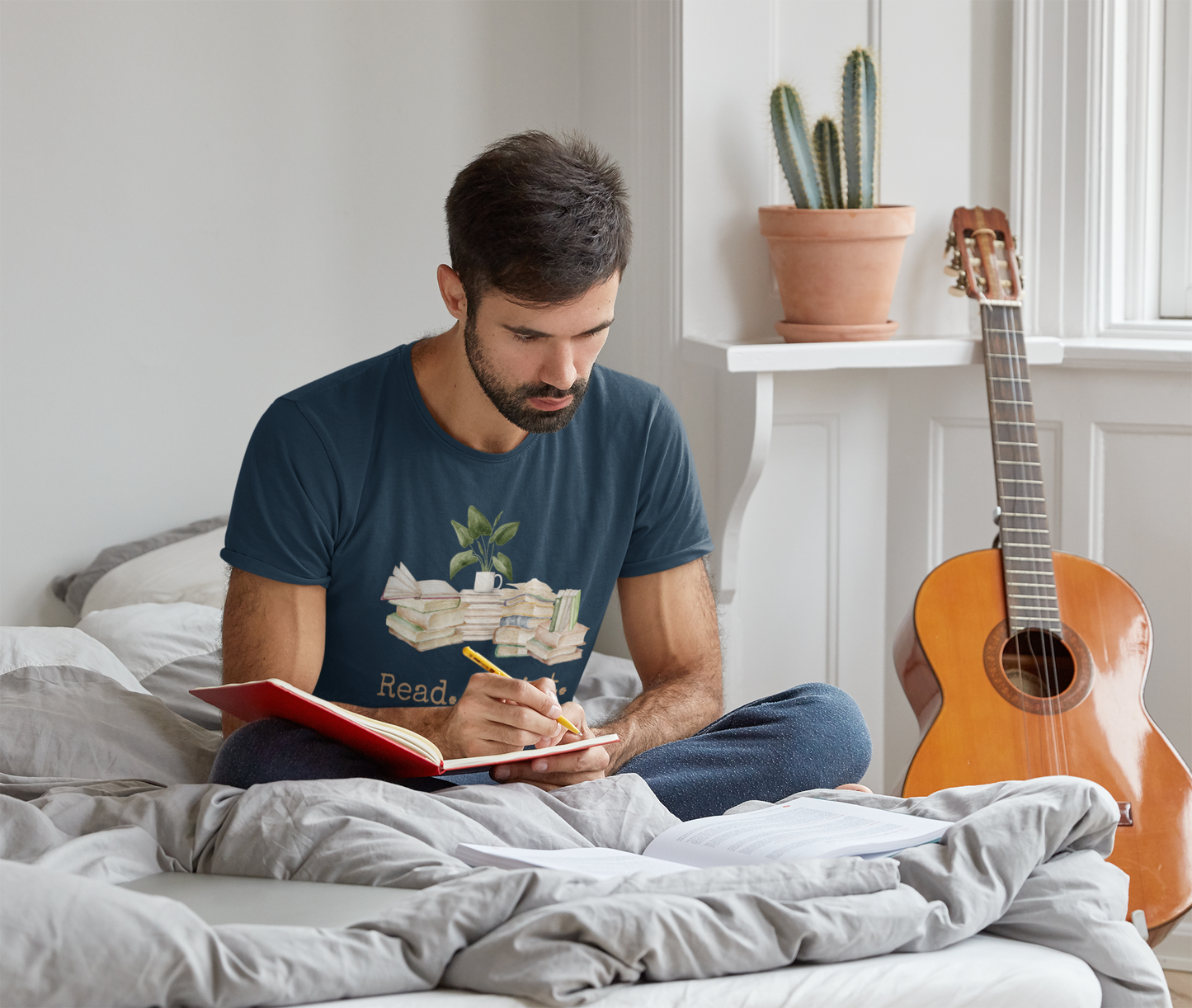 Read. Resist. Repeat. | Unisex Organic Cotton T-Shirt