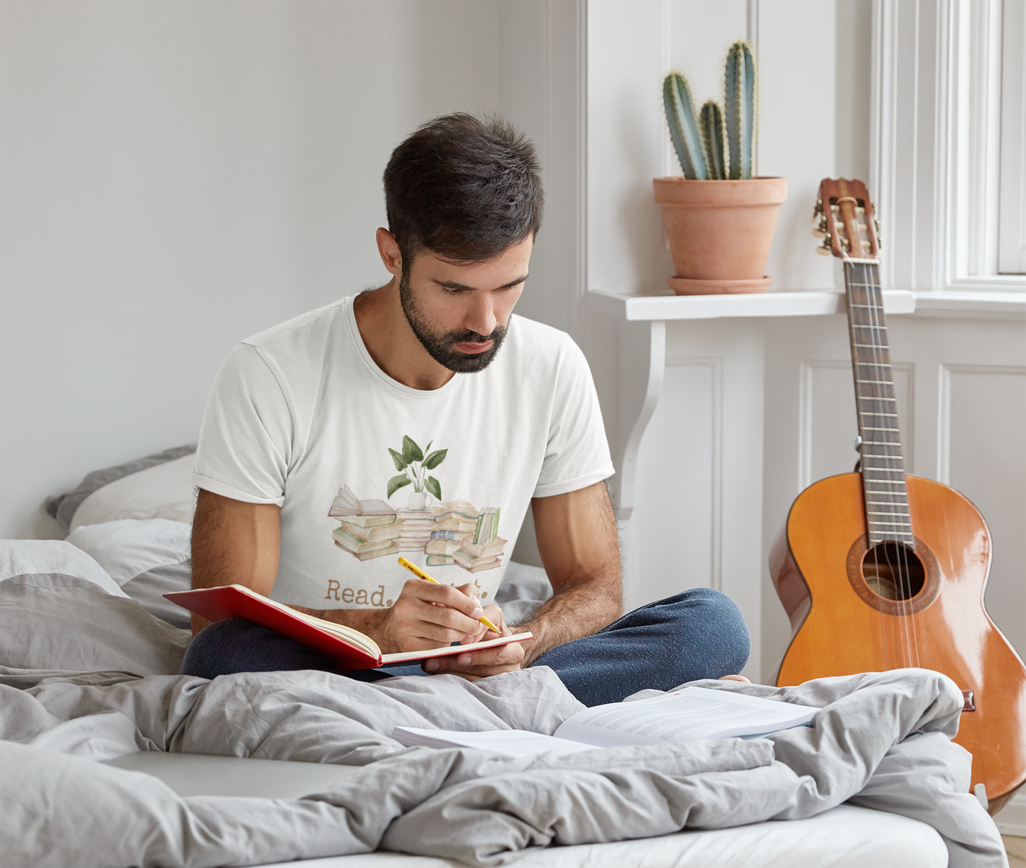 Read. Resist. Repeat. | Unisex Organic Cotton T-Shirt