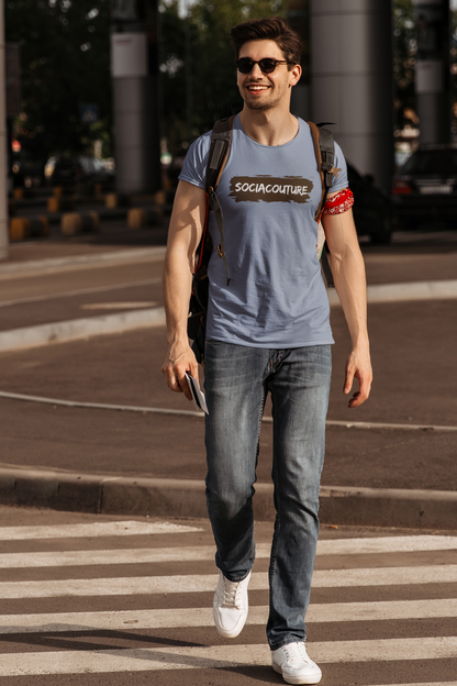 SociaCouture Brand Logo Dark | Unisex Organic Cotton T-Shirt