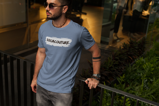 SociaCouture Brand Logo Light | Unisex Organic Cotton T-Shirt