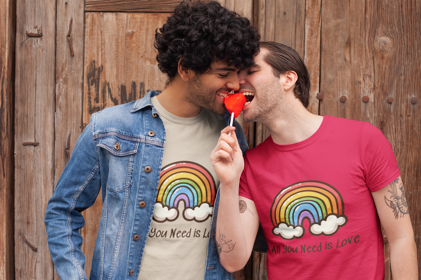 Camiseta unisex de algodón orgánico All You Need Is Love V2