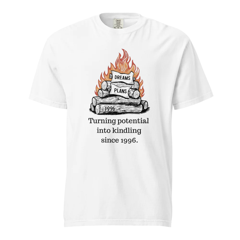 Transformando el potencial en leña | Camiseta unisex de tejido grueso | 100 % algodón