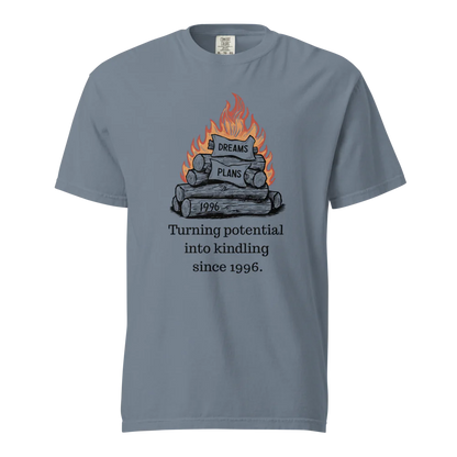 Transformando el potencial en leña | Camiseta unisex de tejido grueso | 100 % algodón