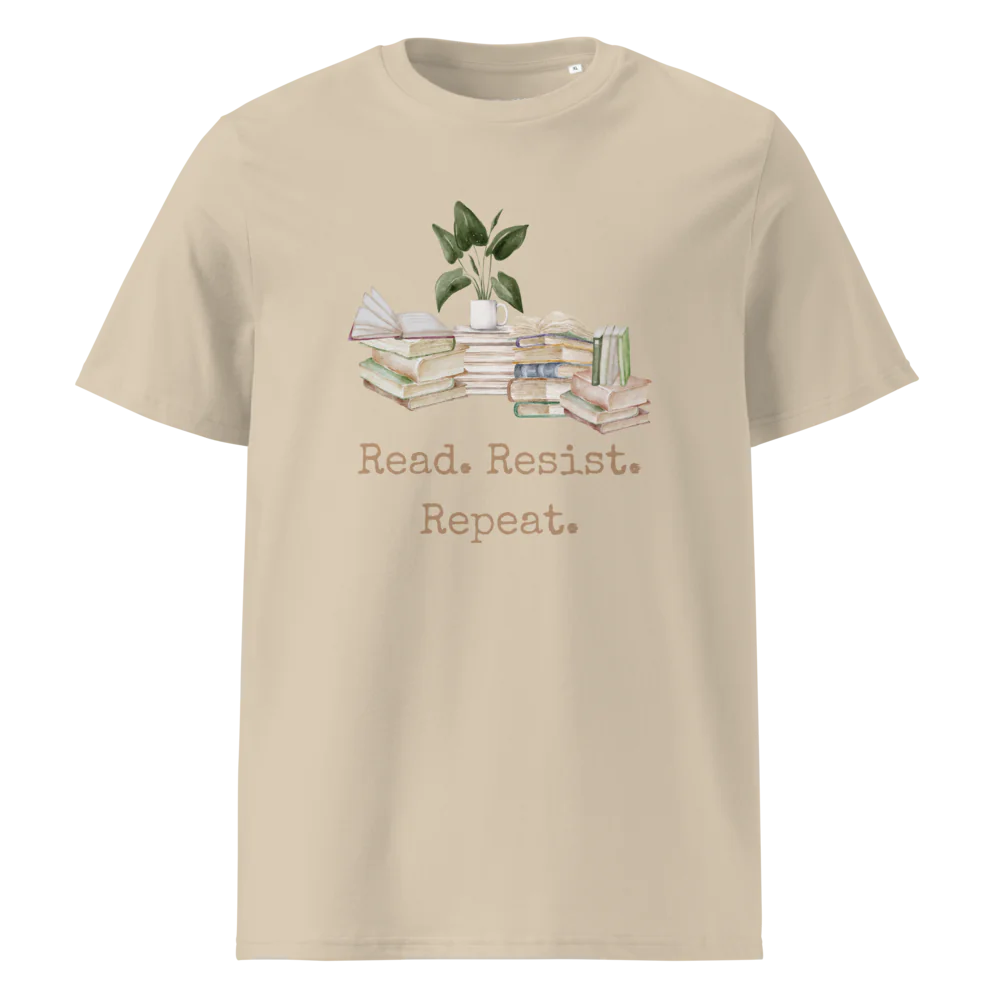 Read. Resist. Repeat. | Unisex Organic Cotton T-Shirt