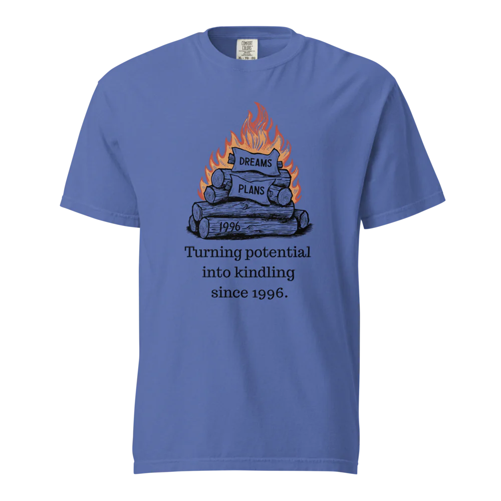 Transformando el potencial en leña | Camiseta unisex de tejido grueso | 100 % algodón