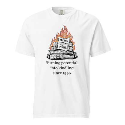 Transformando el potencial en leña | Camiseta unisex de tejido grueso | 100 % algodón