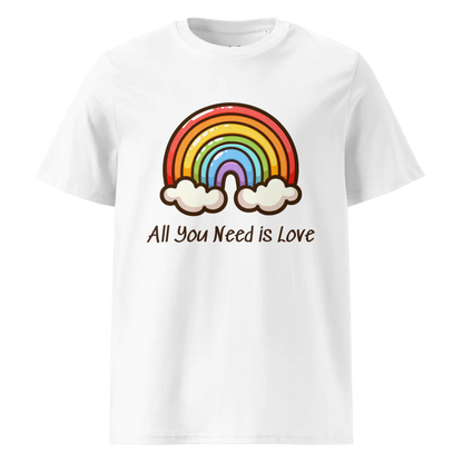 Camiseta unisex de algodón orgánico All You Need Is Love V2