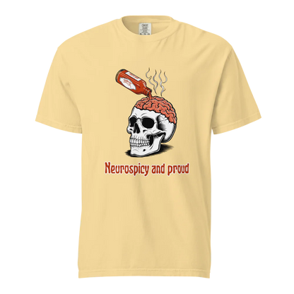 Neurospicy &amp; Proud | Camiseta unisex de tejido grueso | 100 % algodón