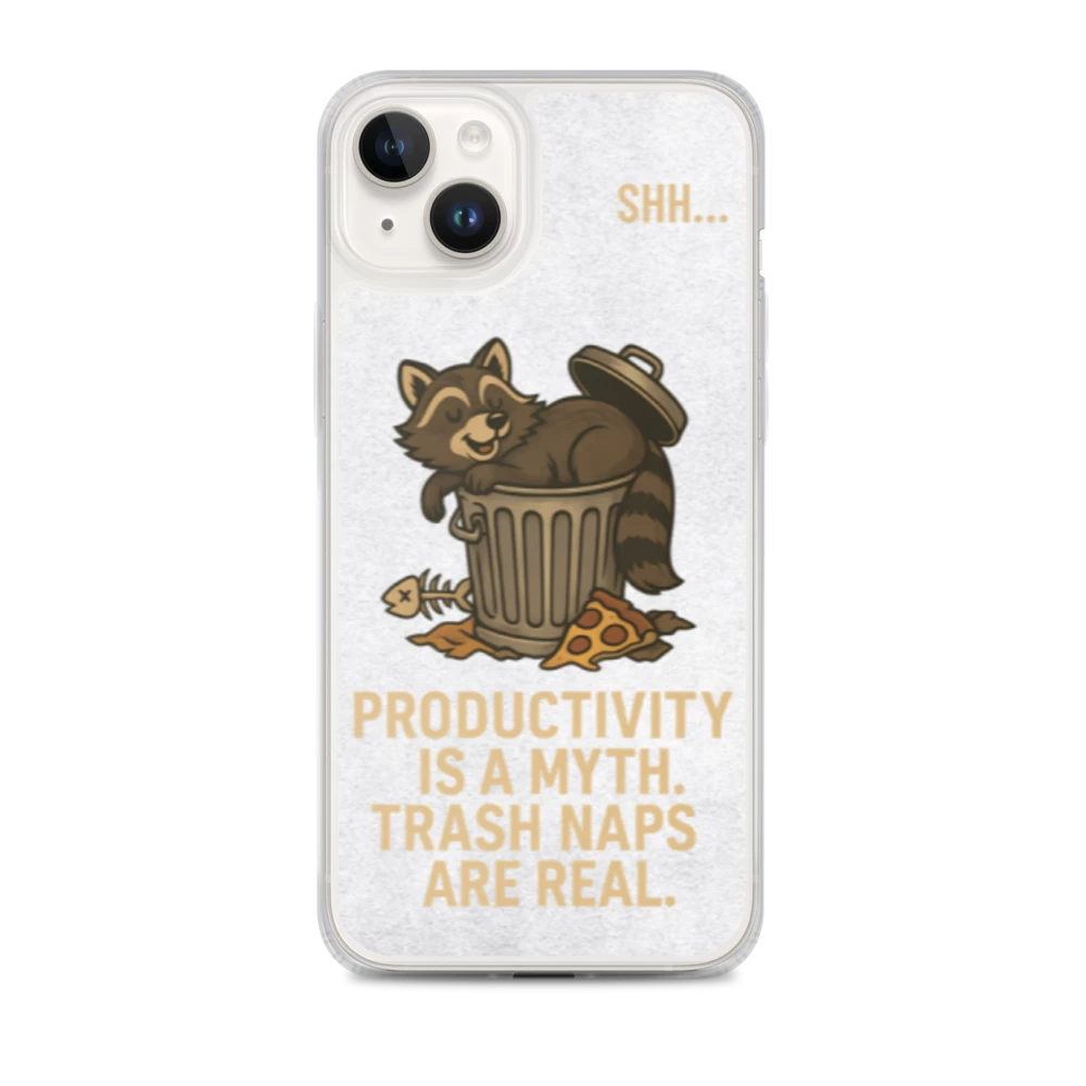 Productivity is a Myth | MagSafe® Clear Case for iPhone®
