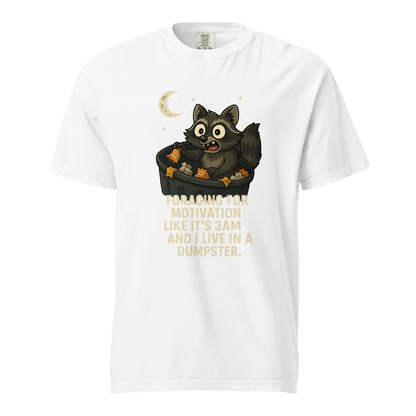 Motivación en busca de alimento | Camiseta unisex de tejido grueso | 100 % algodón