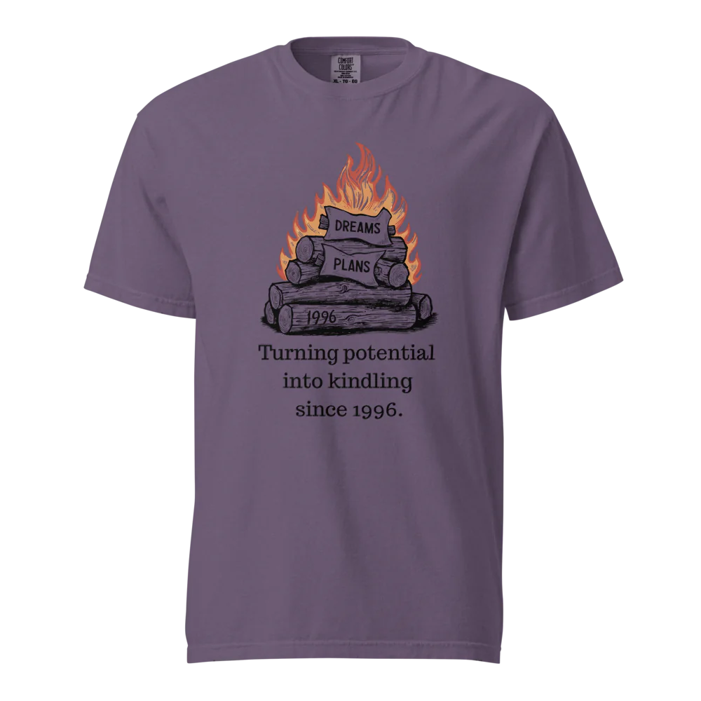 Transformando el potencial en leña | Camiseta unisex de tejido grueso | 100 % algodón