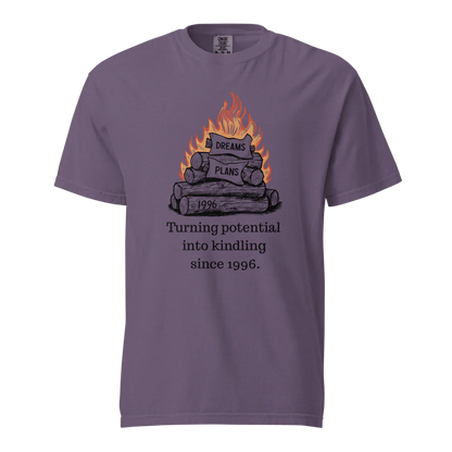 Transformando el potencial en leña | Camiseta unisex de tejido grueso | 100 % algodón