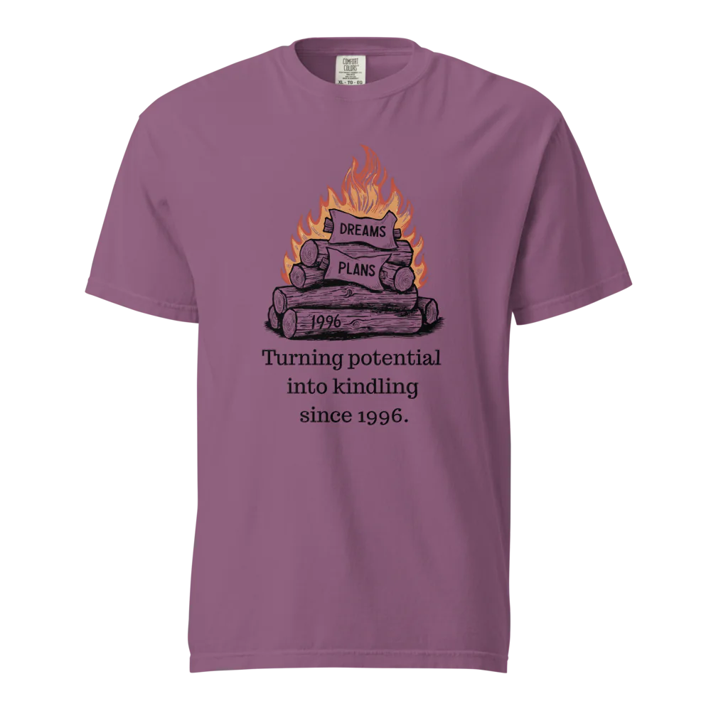 Transformando el potencial en leña | Camiseta unisex de tejido grueso | 100 % algodón
