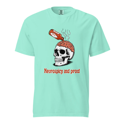 Neurospicy &amp; Proud | Camiseta unisex de tejido grueso | 100 % algodón
